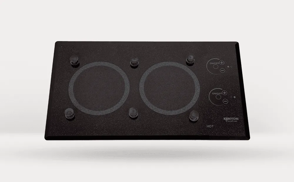 Kenyon B40575PUPS 120V Lite-Touch Q 2 Burner Trimline With Pups