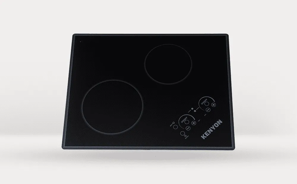 Kenyon B41797 240V Lite-Touch Q Glacier 2 Burner Xl Electric slide-in electric cooking range
