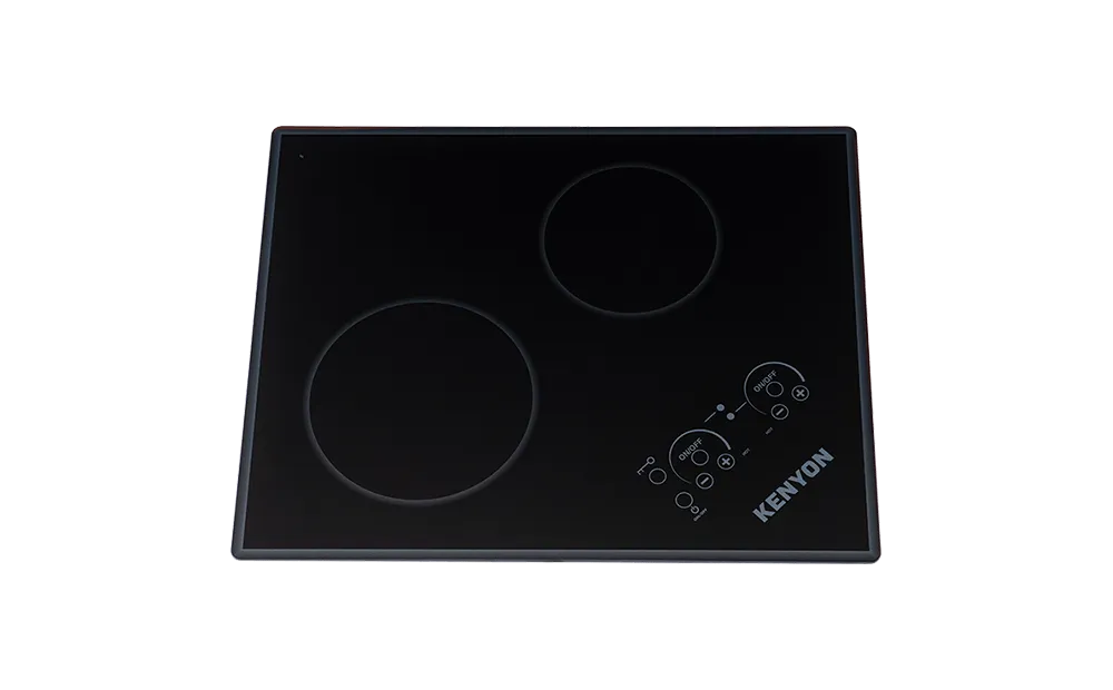 Kenyon B41797T30 Lite-Touch Q Glacier 2 Burner Xl Cooktops ceramic electric cooktops