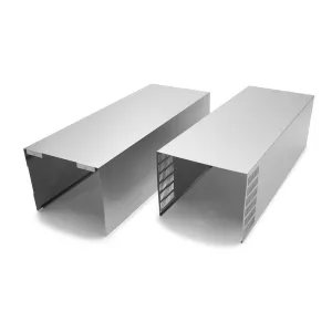 Kitchenaid EXTKIT12HS Wall Hood Chimney Extension Kit - Stainless Steel Hood Accessories charcoal filters for range hoods