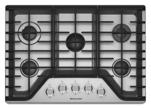 Kitchenaid KCGS350ESS 30" 5-Burner Gas Cooktop - Stainless Steel Cooktops 30 inch cooktop online