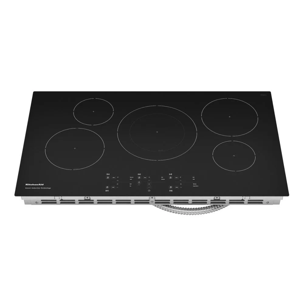 Kitchenaid KCIG556JBL 36-Inch 5-Element Sensor Induction Cooktop