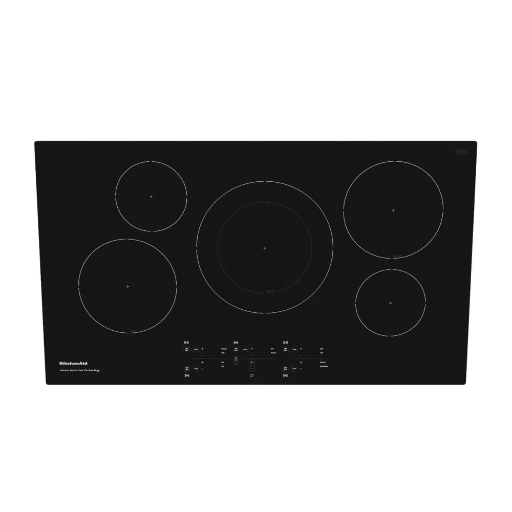 Kitchenaid KCIG556JBL 36-Inch 5-Element Sensor Induction Cooktop