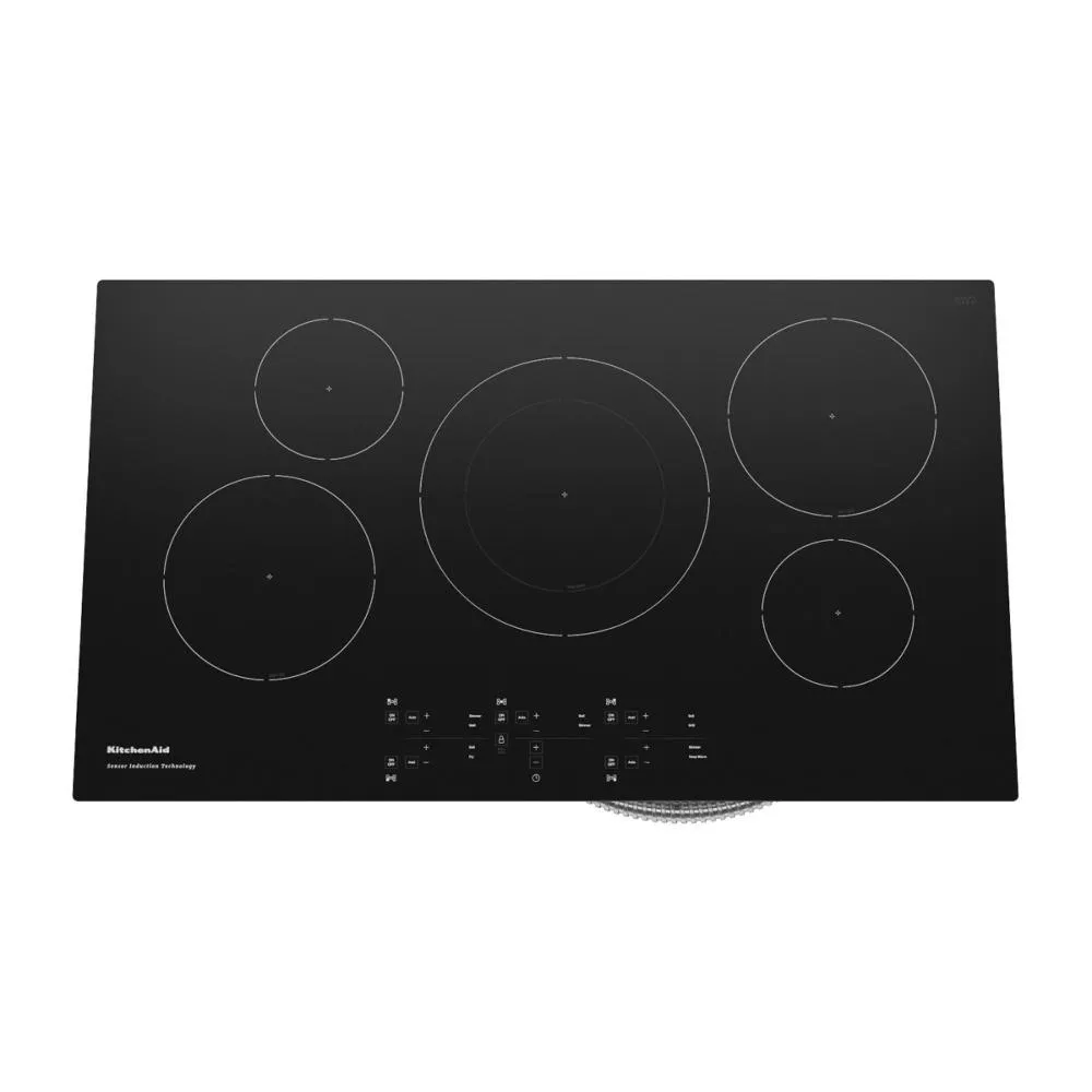 Kitchenaid KCIG556JBL 36-Inch 5-Element Sensor Induction Cooktop