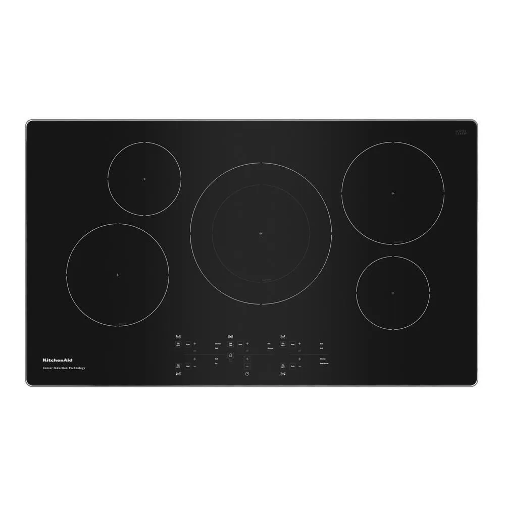 Kitchenaid KCIG556JSS 36-Inch 5-Element Sensor Induction Cooktop Cooktops 30 inch cooktop online