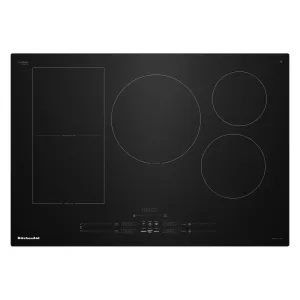 Kitchenaid KCIT730SBL 30" Temp Cook&#8482; Induction Cooktop With 5 Cooking Zones Electric slide-in electric cooking range