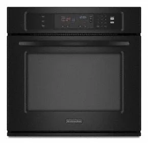 Kitchenaid KEBK101SBL Single Oven 30" Width 4.3 Cu. Ft. Capacity Thermal Oven With Two-Element Balanced Baking And Roasting Architect Series Ii Wall Ovens convection wall oven with steam assist
