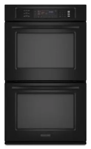 Kitchenaid KEBS207SBL Double Oven 30" Width 4.3 Cu. Ft. Capacity Even-Heat&#8482; True Convection System In Upper Oven Architect Series Ii Double Wall Ovens built-in double oven 30 inch