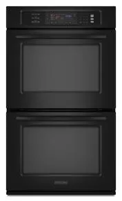 Kitchenaid KEBS208SBL Double Oven 30" Width 4.3 Cu. Ft. Capacity Even-Heat&#8482; True Convection System In Upper And Lower Oven Architect Series Ii Double Wall Ovens built-in double oven 30 inch