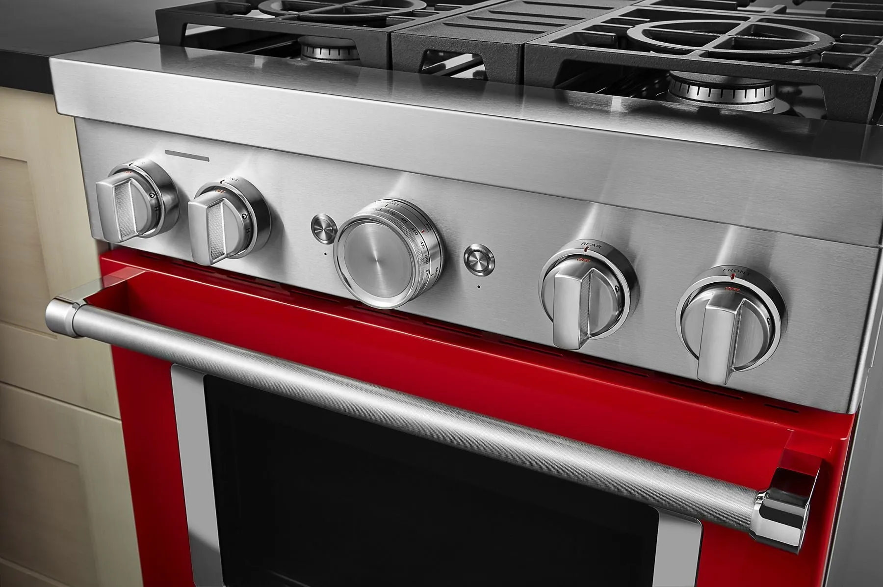 Kitchenaid KFGC500JPA Kitchenaid 30'' Smart Commercial-Style Gas Range With 4 Burners - Passion Red