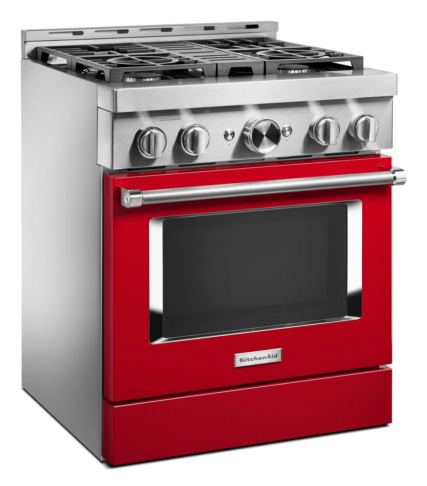 Kitchenaid KFGC500JPA Kitchenaid 30'' Smart Commercial-Style Gas Range With 4 Burners - Passion Red