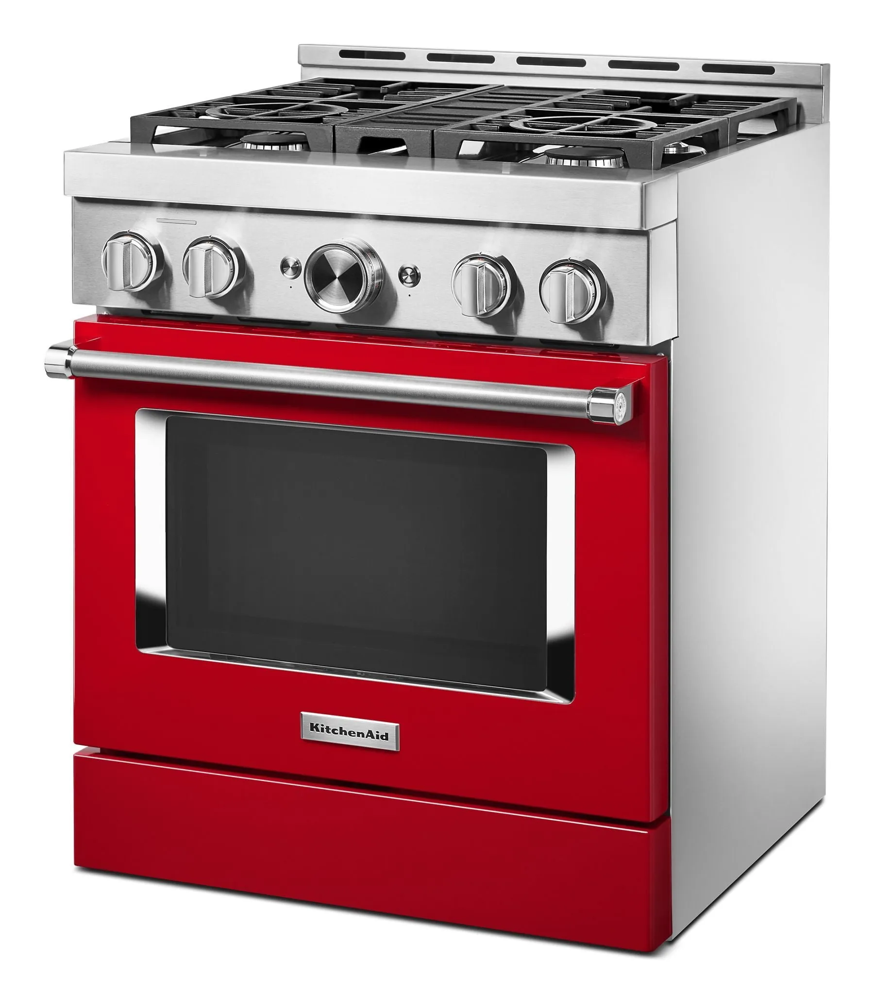 Kitchenaid KFGC500JPA Kitchenaid 30'' Smart Commercial-Style Gas Range With 4 Burners - Passion Red