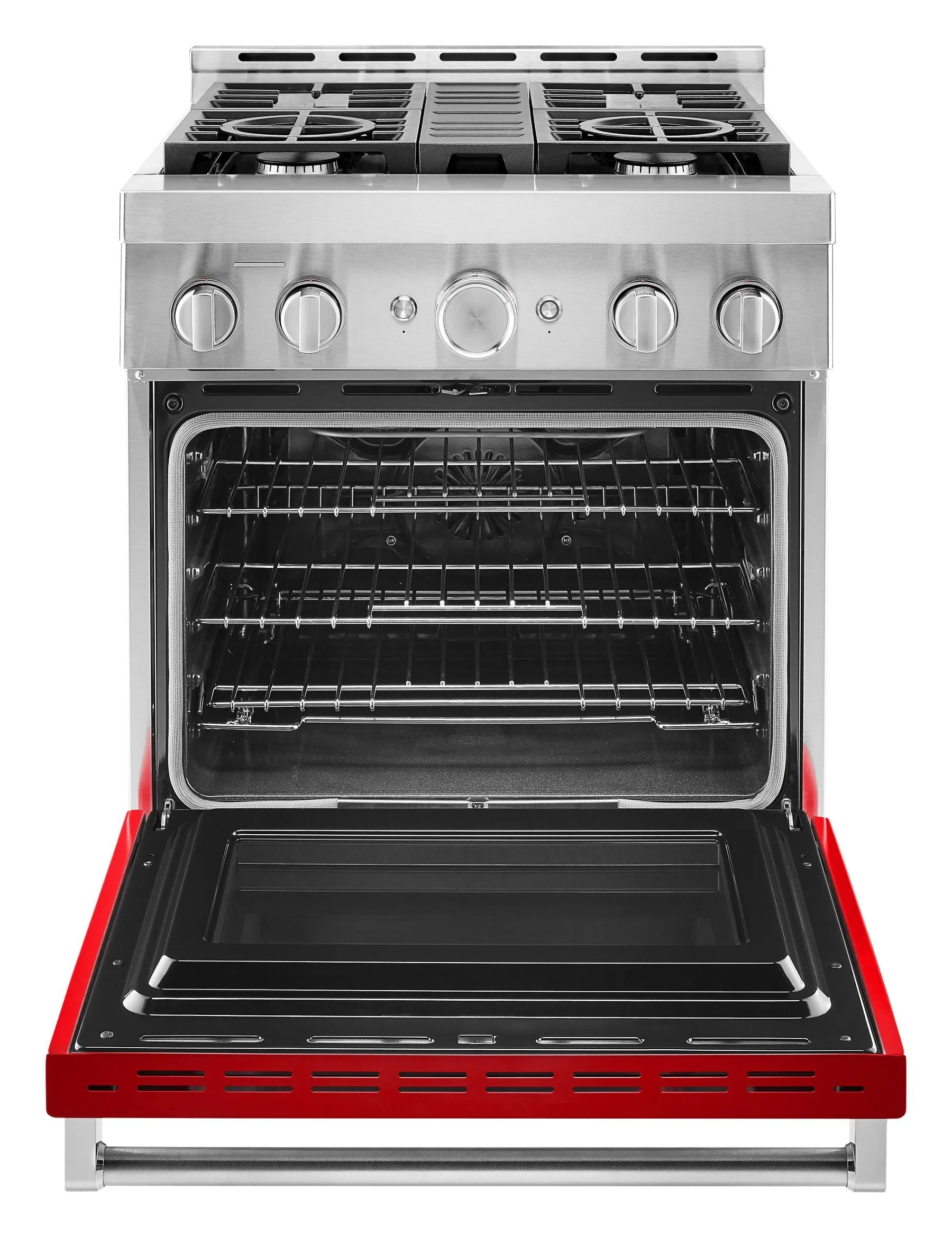 Kitchenaid KFGC500JPA Kitchenaid 30'' Smart Commercial-Style Gas Range With 4 Burners - Passion Red