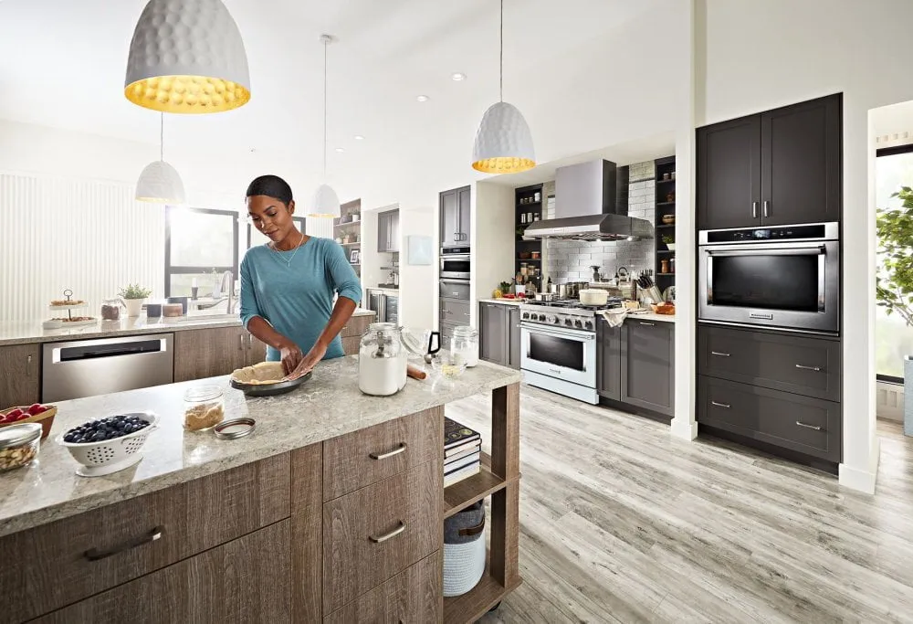 Kitchenaid KFGC506JMB Kitchenaid 36'' Smart Commercial-Style Gas Range With 6 Burners - Misty Blue