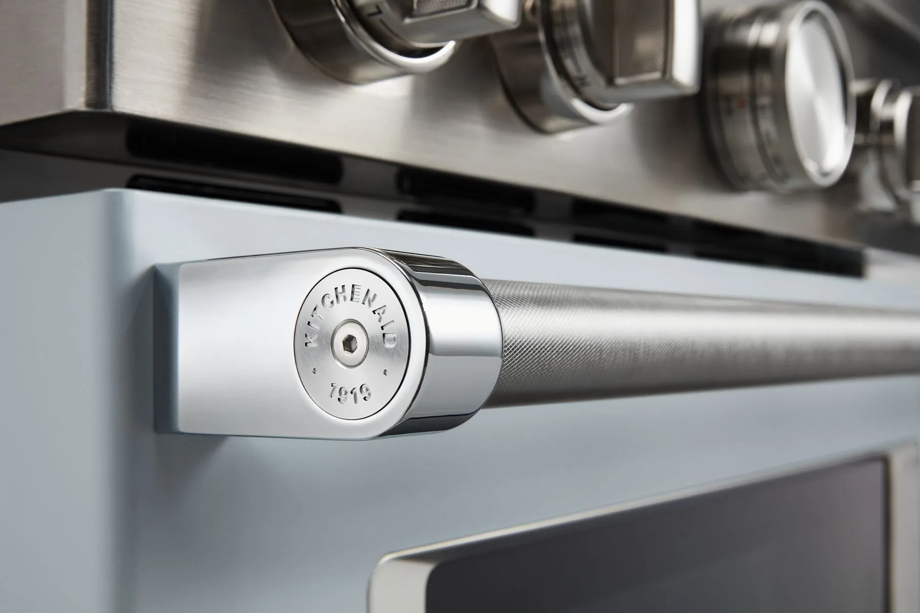 Kitchenaid KFGC506JMB Kitchenaid 36'' Smart Commercial-Style Gas Range With 6 Burners - Misty Blue
