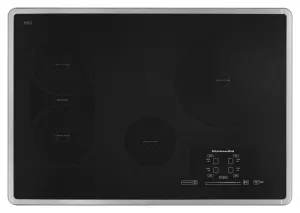 Kitchenaid KICU509XSS 30-Inch 4 Element Induction Cooktop, Architect Series Ii - Stainless Steel Electric slide-in electric cooking range