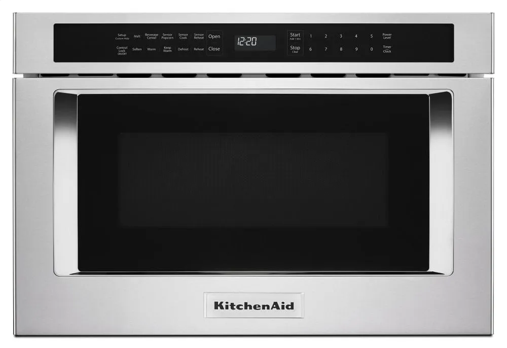 Kitchenaid KMBD104GSS 24" Under-Counter Microwave Oven Drawer - Stainless Steel Built In Microwaves best built-in microwave deals