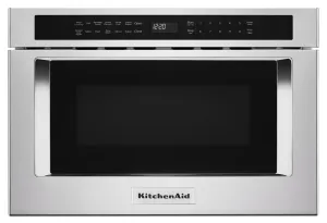 Kitchenaid KMBD104GSS 24" Under-Counter Microwave Oven Drawer - Stainless Steel Built In Microwaves best built-in microwave deals