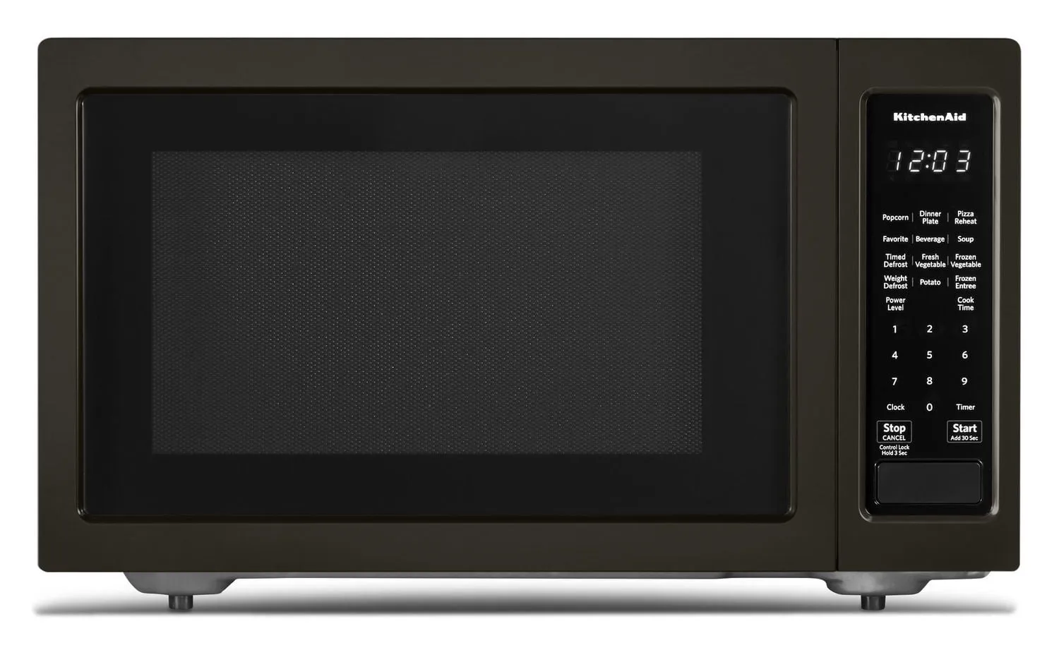 Kitchenaid KMCS1016GBS 21 3/4" Countertop Microwave Oven With Printshield Finish - 1200 Watt Black Stainless Steel With Printshield&#8482; Finish Microwave Ovens large capacity kitchen microwave