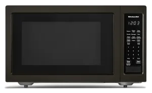 Kitchenaid KMCS1016GBS 21 3/4" Countertop Microwave Oven With Printshield Finish - 1200 Watt Black Stainless Steel With Printshield&#8482; Finish Countertop Microwaves compact countertop microwave oven
