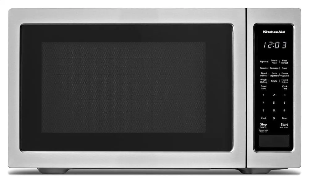 Kitchenaid KMCS1016GSS 21 3/4" Countertop Microwave Oven - 1200 Watt - Stainless Steel Countertop Microwaves compact countertop microwave oven