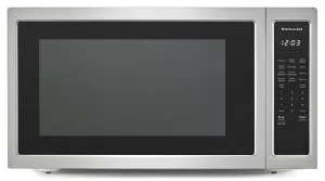 Kitchenaid KMCS3022GSS 24" Countertop Microwave Oven - 1200 Watt - Stainless Steel Microwave Ovens large capacity kitchen microwave
