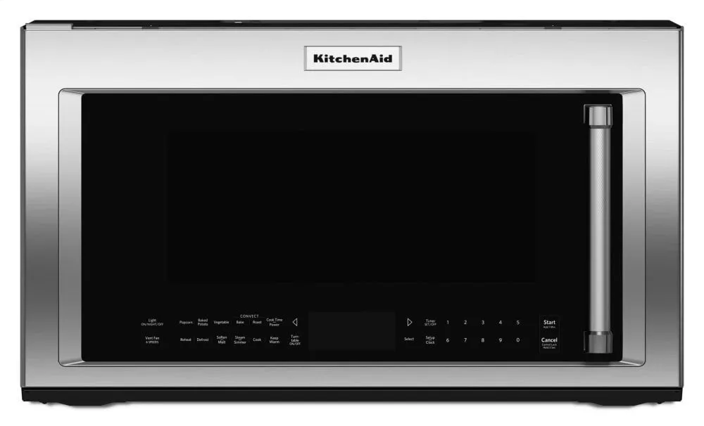 Kitchenaid KMHC319ESS 1000-Watt Convection Microwave Hood Combination - Stainless Steel Microwave Ovens large capacity kitchen microwave