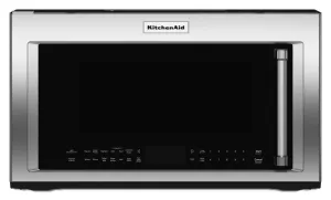 Kitchenaid KMHC319ESS 1000-Watt Convection Microwave Hood Combination - Stainless Steel Microwave Ovens large capacity kitchen microwave