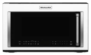Kitchenaid KMHC319EWH 1000-Watt Convection Microwave Hood Combination - White Microwave Ovens large capacity kitchen microwave
