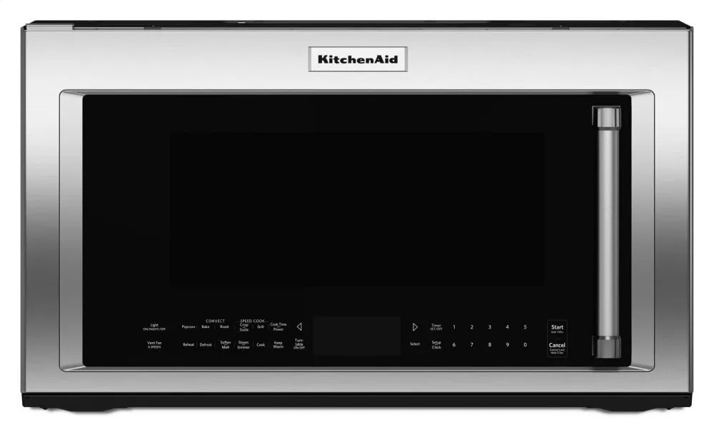 Kitchenaid KMHP519ESS 1200-Watt Convection Microwave With High-Speed Cooking - 30" - Stainless Steel Microwave Ovens smart sensor microwave oven
