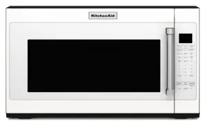 Kitchenaid KMHS120EWH 1000-Watt Microwave With 7 Sensor Functions - 30" - White Microwave Ovens large capacity kitchen microwave
