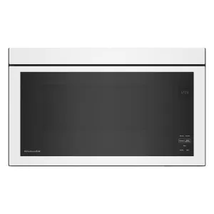 Kitchenaid KMMF330PWH Over-The-Range Microwave With Flush Built-In Design Microwave Ovens smart sensor microwave oven