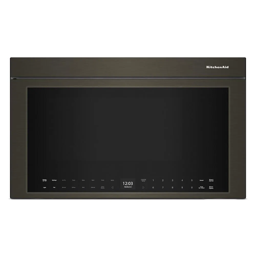 Kitchenaid KMMF530PBS Kitchenaid Multifunction Over-The-Range Oven With Flush Built-In Design Over The Range Microwaves convection over-the-range microwave