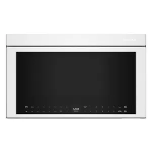 Kitchenaid KMMF530PWH Kitchenaid Multifunction Over-The-Range Oven With Flush Built-In Design Microwave Ovens smart sensor microwave oven