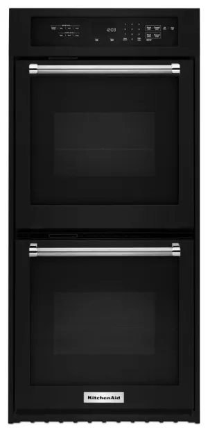 Kitchenaid KODC304EBL 24" Double Wall Oven With True Convection - Black Double Wall Ovens built-in double oven 30 inch