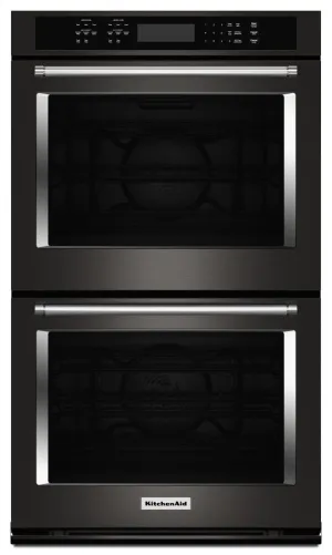 Kitchenaid KODE500EBS 30" Double Wall Oven With Even-Heat&#8482; True Convection - Black Stainless Steel With Printshield&#8482; Finish Double Wall Ovens built-in double oven 30 inch