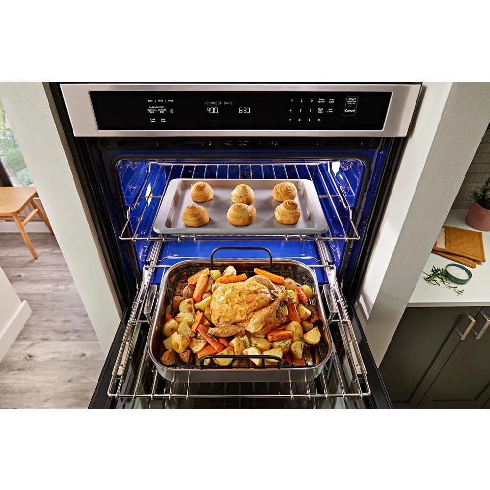 Kitchenaid KOEC527PBS Kitchenaid Combination Microwave Wall Ovens With Air Fry Mode