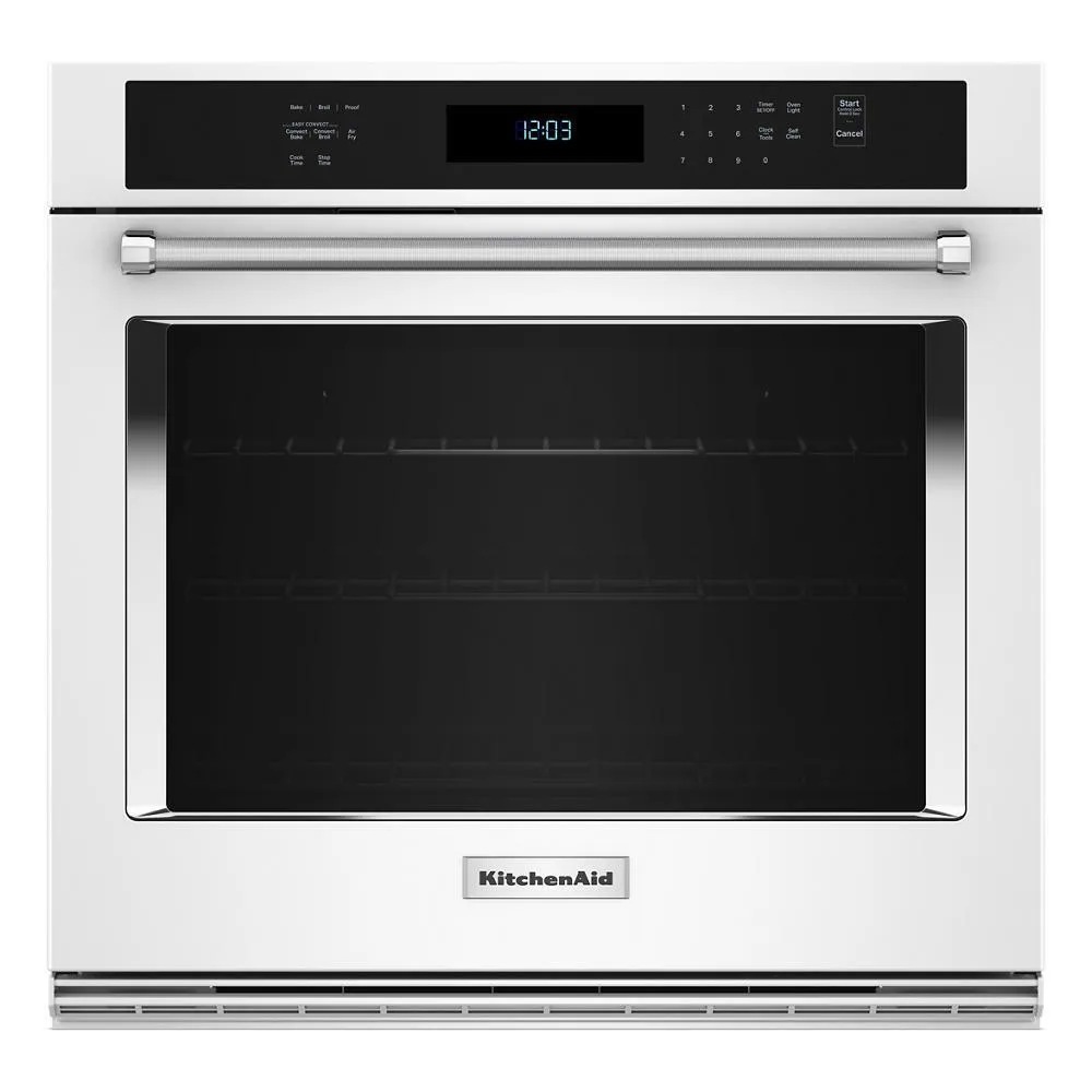 Kitchenaid KOES530PWH Kitchenaid Single Wall Ovens With Air Fry Mode Single Wall Ovens single oven with self-cleaning feature
