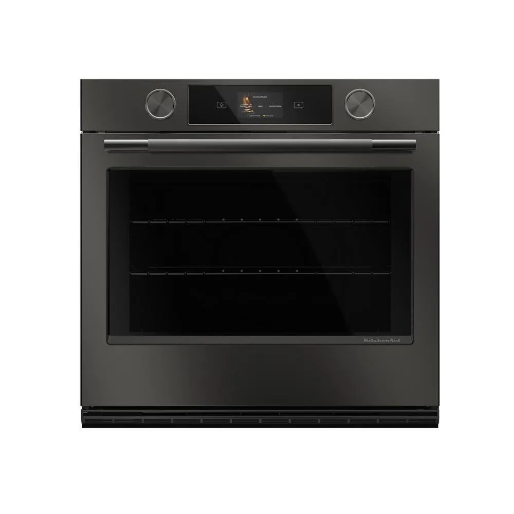 Kitchenaid KOES730SBE Smart Single Wall Oven With Assisted Cook Cycles Wall Ovens convection wall oven with steam assist