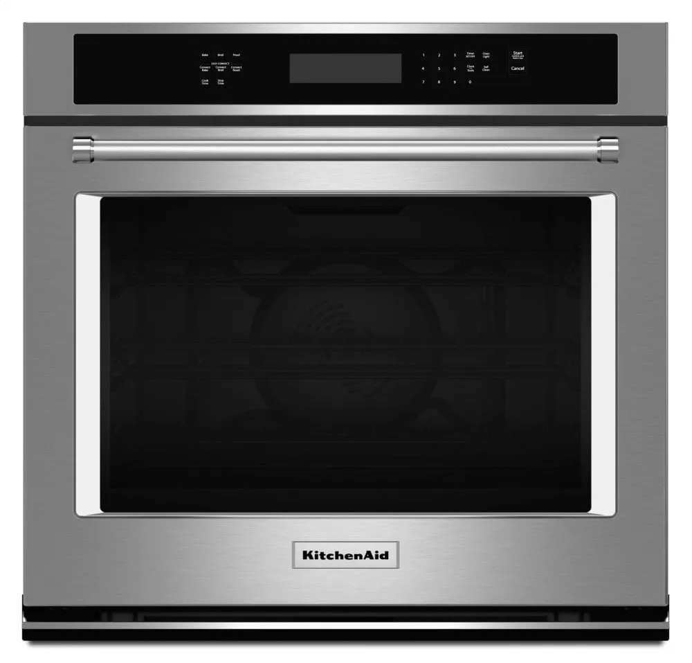 Kitchenaid KOSE507ESS 27" Single Wall Oven With Even-Heat&#8482; True Convection - Stainless Steel Single Wall Ovens electric wall oven with convection