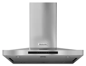 Kitchenaid KVIB606DSS 36" Island-Mount, 3-Speed Canopy Hood - Stainless Steel Ducted Hoods high cfm ducted range hood