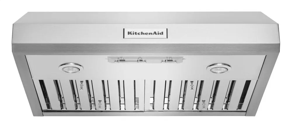 Kitchenaid KVUC600JSS 30" 585 Cfm Motor Class Commercial-Style Under-Cabinet Range Hood System - Stainless Steel Ducted Hoods under cabinet ducted hood
