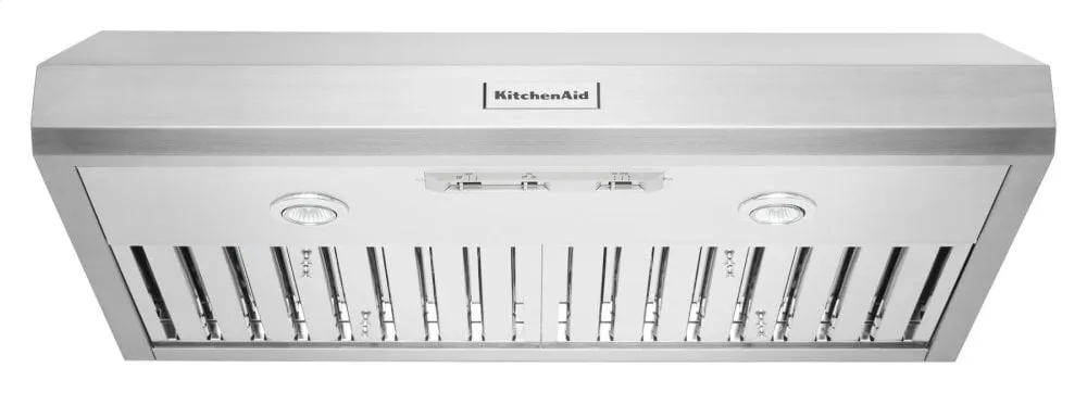 Kitchenaid KVUC606JSS 36" 585 Cfm Motor Class Commercial-Style Under-Cabinet Range Hood System - Stainless Steel Ventilation Range Hoods high suction kitchen exhaust hood