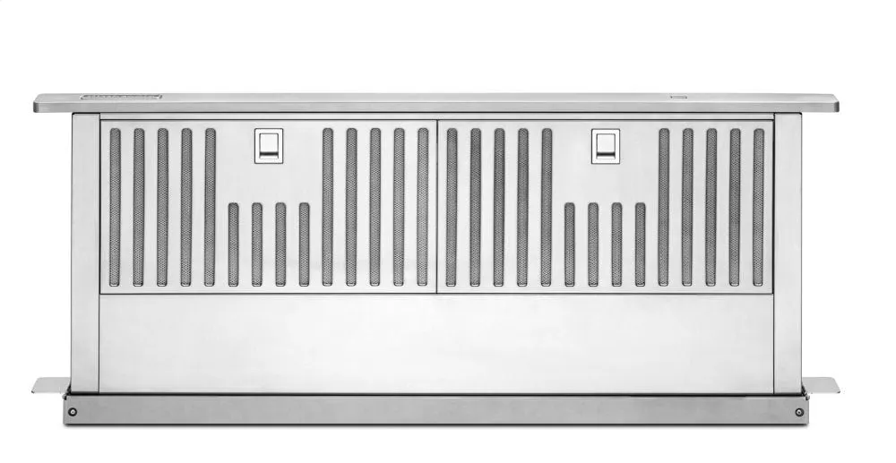 Kitchenaid KXD4636YSS 36" Retractable Downdraft System, 600 Cfm - Stainless Steel Ducted Hoods under cabinet ducted hood
