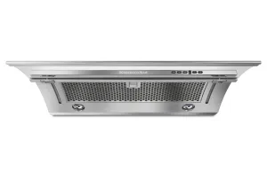 Kitchenaid KXU2830YSS 30'' Slide-Out 400 Cfm Stainless Steel Convertable Hoods quiet convertible vent hood