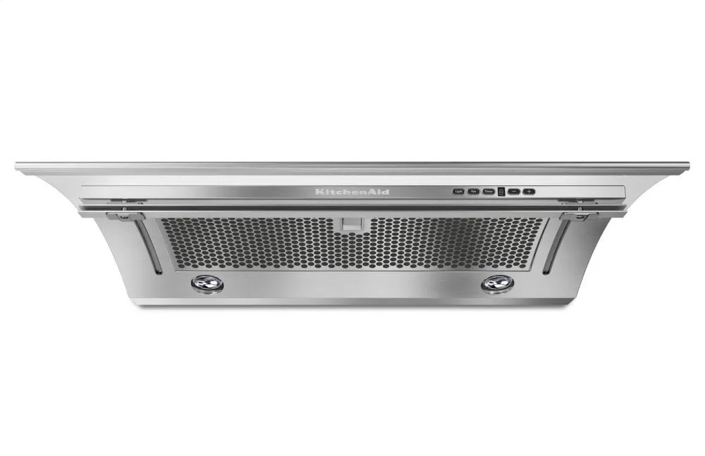 Kitchenaid KXU2836JSS 36" Slide-Out Hood - Heritage Stainless Steel Ventilation Range Hoods high suction kitchen exhaust hood