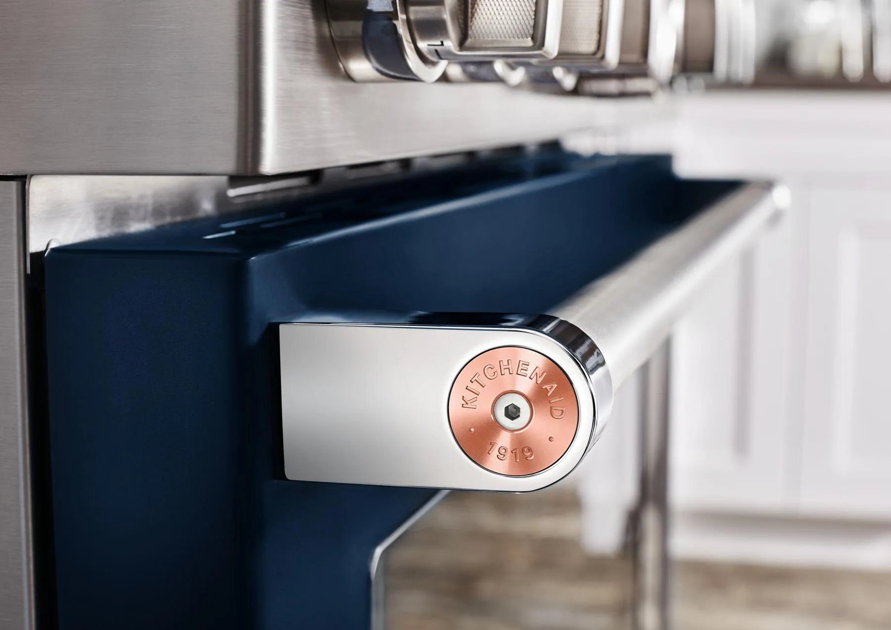 Kitchenaid W11368841CF Kitchenaid Commercial-Style Range Handle Medallion Kit - Copper