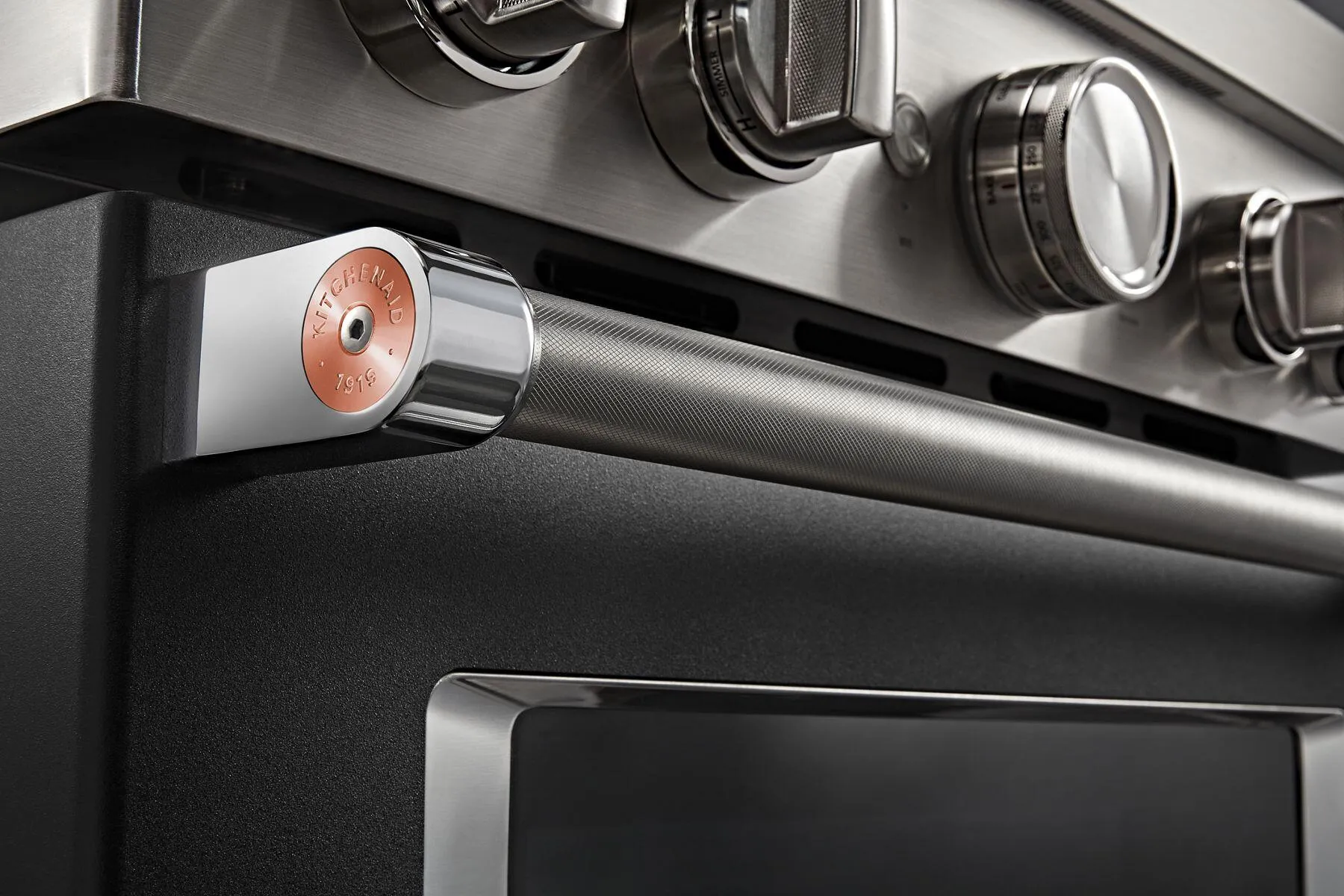 Kitchenaid W11368841CF Kitchenaid Commercial-Style Range Handle Medallion Kit - Copper