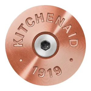 Kitchenaid W11368841CF Kitchenaid Commercial-Style Range Handle Medallion Kit - Copper Range Accessories drip pans for electric ranges