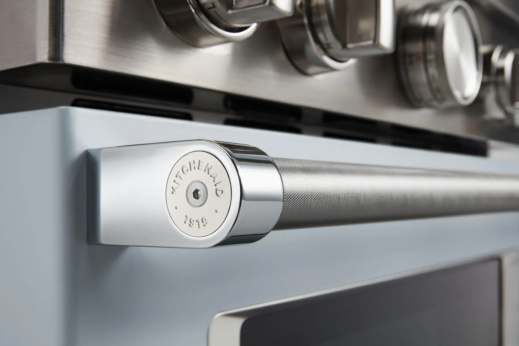 Kitchenaid W11368841MP Kitchenaid Commercial-Style Range Handle Medallion Kit - Mascarpone